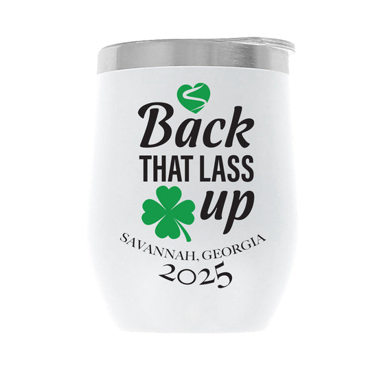 BTLU001-2025 12oz WINE TUMBLER - WHITE