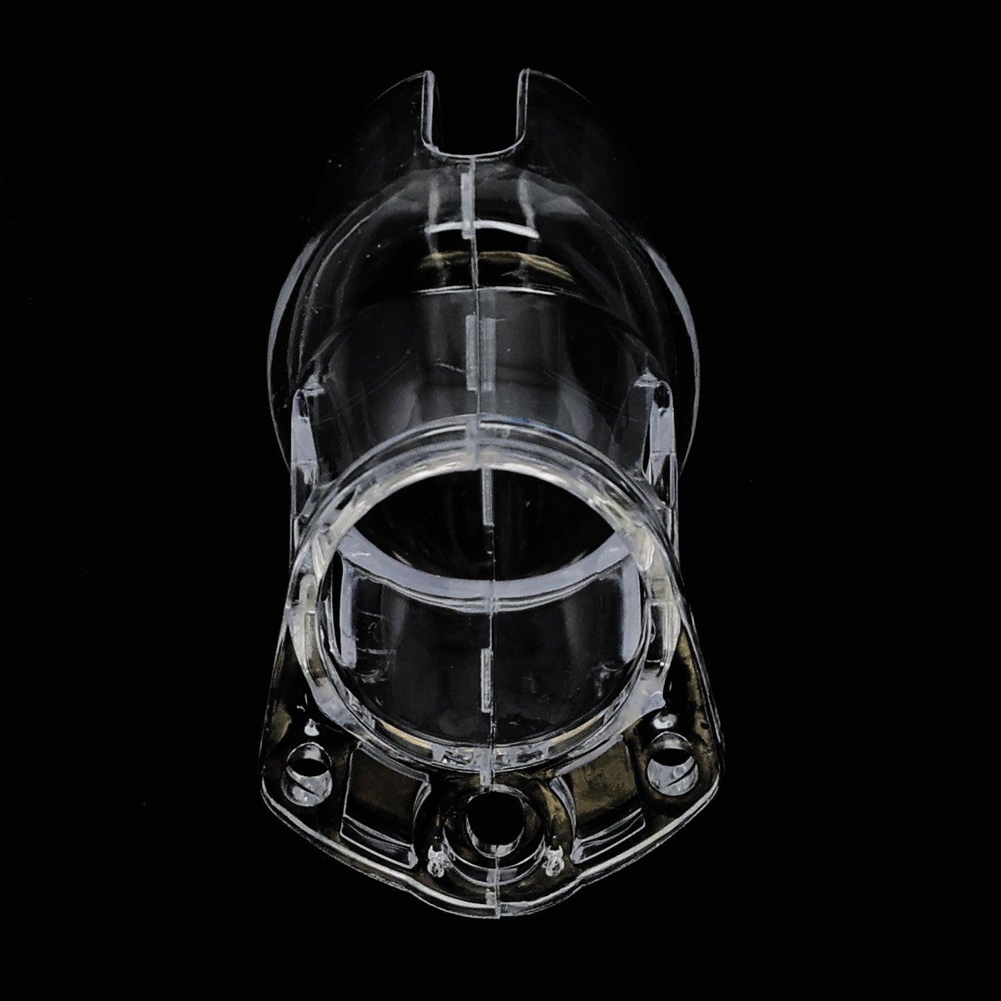 COCK CAGE W/ 5 RINGS:35/38/43/46/49MM