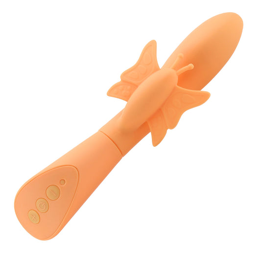Coral Butterfly Touch-Sensor Rabbit Vibrator