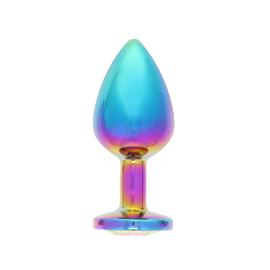 BOTTOM JEWELS MULTICOLOR ALLOY W/ RAINBOW JEWEL MEDIUM PLUG