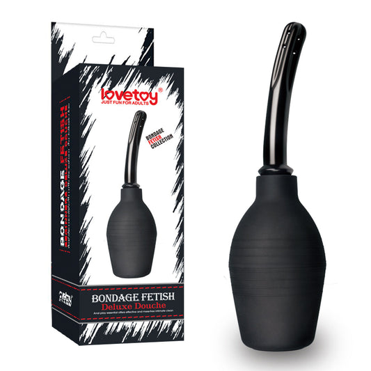 BONDAGE FETISH DELUXE DOUCHE BLACK