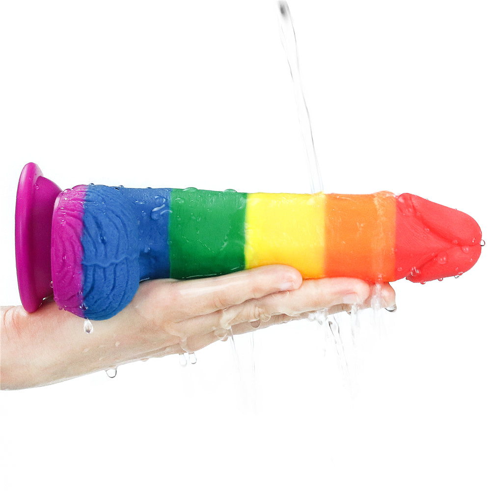 7.5" PRIDE RAINBOW DILDO