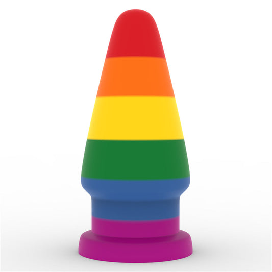 6" PRIDE RAINBOW ANAL PLUG