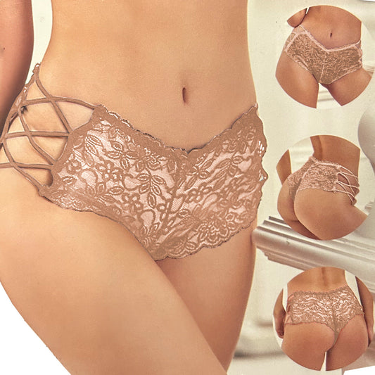 HIGH AND MIGHTY STRAPPY SIDE PANTY NUDE M/L