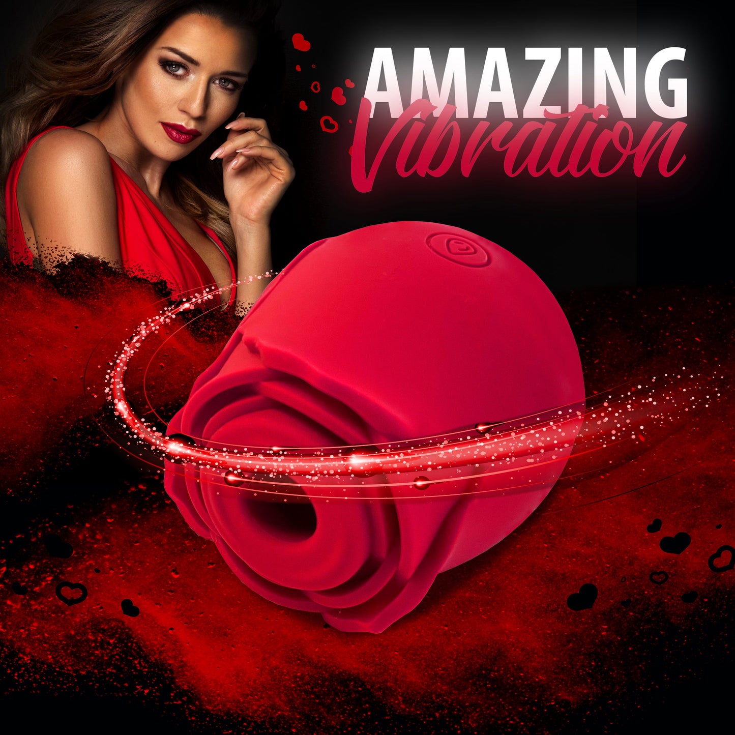 Air-Pulsating Rose Massager - The Blossom